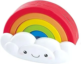 Playgo Stacking Rainbow Cloud 6-Pieces, Multicolour