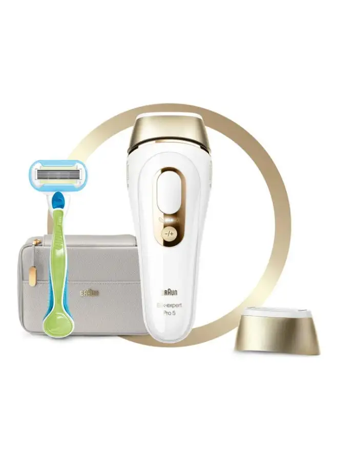 BRAUN Silk-Expert Pro 5 Ipl PL 5054 With 2 Extras Venus Razor Soft Pouch 28 x 9.5 x 19.5cm