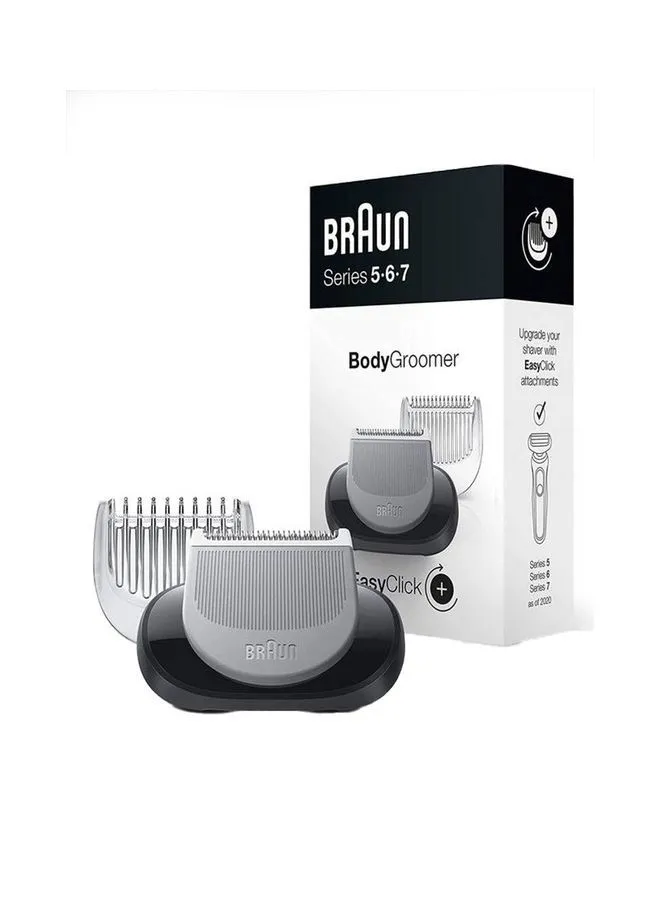 BRAUN Easy Click Body Groomer Attachment For Series 5, 6 And 7 Electric Shaver New Generation 8 x 6.5 x 16cm