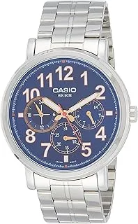 Casio White Dial Leather Band Watch\