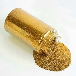 MARKQ Glitter Shaker Bottle, 100g Gold Glitter Pots for Resin Epoxy Slime Painting Scrapbooking Arts and Crafts Supplies