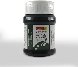 Camel Series 1 Artist Acrylic Colour, Hookers Green Deep, 0.5 Liters, 838192