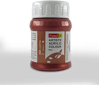 Camel Series 3 Artist Acrylic Colour, Copper, 0.5 Liters, 838060