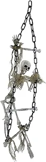 Party Magic Hanging Skeleton with Chained Ladder - Halloween