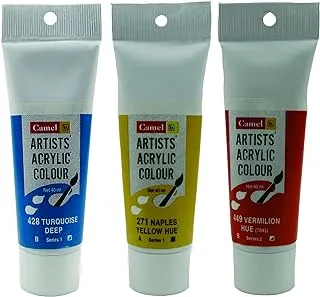 Camel Series 1 Artist Acrylic Colour 40 ml, 428 Turqouise Deep