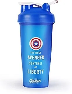 JOREX Captain America Water Bottle Jmfe19094-T Blue/White @Fs, One Size