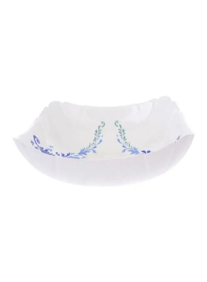 Luminarc Lotusia Lily Bowl White/Blue 24cm