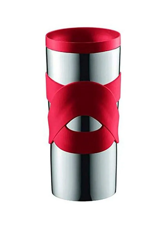 bodum Stainless Steel Vaccum Mug Red Silver/Red 350ml