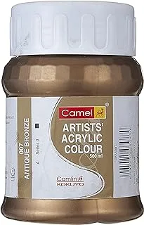 Camel Series 3 Artist Acrylic Colour, Antique Bronze, 0.5 Liters, 838007