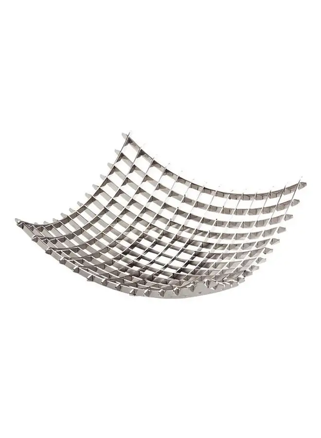 WNK Square Bread Basket Silver 28.5cm