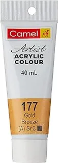 Camel Series 3 Artist Acrylic Colour 40 ml, 177 Gold Bronze