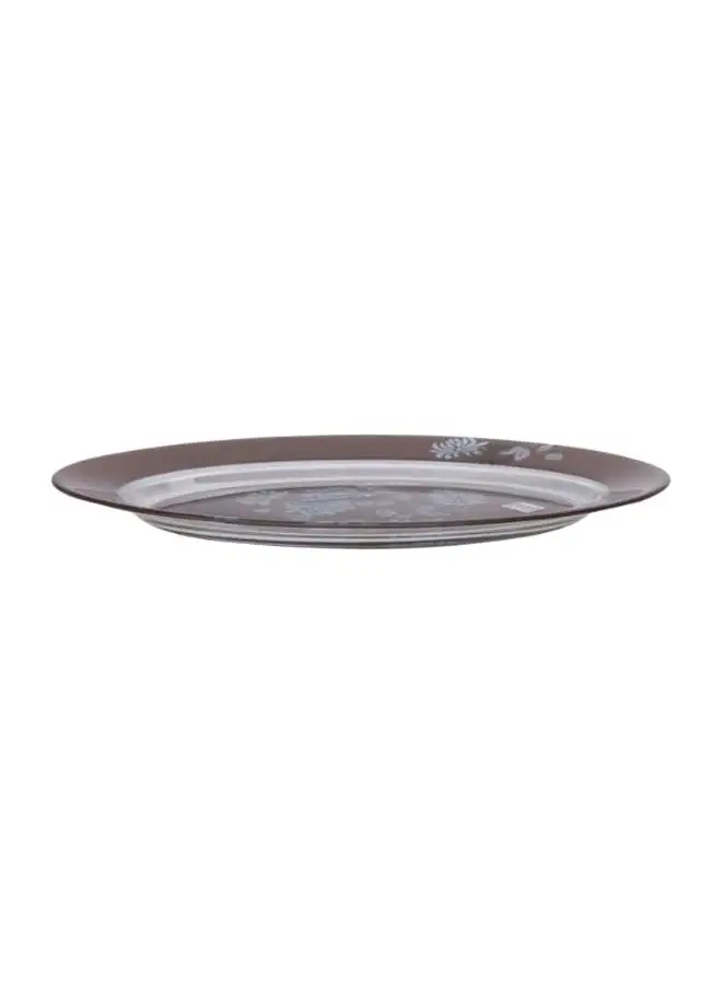 Luminarc Tamako Platter Brown/White 35cm