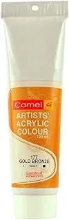 Camlin Kokuyo Artist Acrylic Colour Tubes (Gold Bronze 177, 120ml)