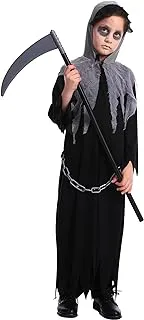 Smiffys Grim Reaper Skeleton Boy Costume S