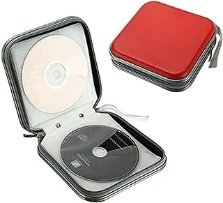 Portable 40pcs Capacity Disc CD DVD VCD Wallet DJ Storage Organizer- 6