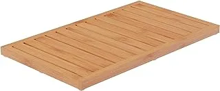 Lavish Home Bamboo Bath Mat-Eco-Friendly Natural Wooden Non-Slip Slatted Design Mat for Indoor and Outdoor Bathtub, Shower, Sauna, Pool, or Hot Tub