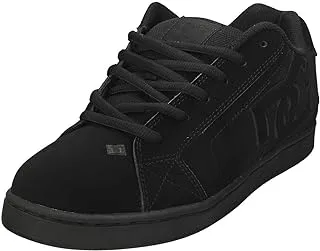 DC Shoes DC Mens Net Casual Skate Shoe, Black/Black/Black, 15 US