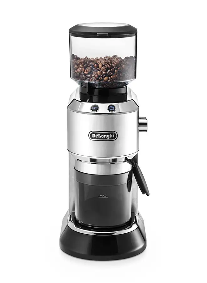 De'Longhi Coffee Grinder Mill 150W 150.0 W KG521.M Dedica Silver/Clear/Black