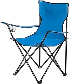 ECVV Outdoor Folding Chair with Armrest Camping Fishing Seat Portable Beach Camping Picnic Beach Outdoor Portable Camping Chair