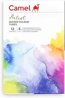 Camel Artist Water Colours Set 5ml x 12 Shades