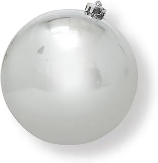 Shiny Ball Decoration Silver 20cm