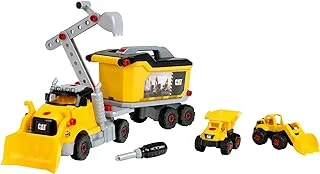 Theo Klein 3252 Cat Screw Truck 4in1 Set