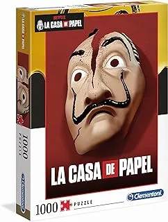 Clementoni - Adult Puzzle Netflix La Casa De Papel Mask 1000Pcs