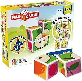 Geomag 131 Magicube Fruit Building Set for Toddlers