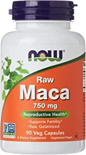 Now Foods Raw Maca 750 Mg 90 Veg Capsules