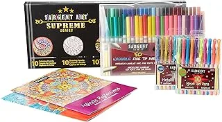 Sargent Art 22-0046 Grand Kit 6 Piece Activity Set, Pencils, Markers, Gel Pens, Coloring Books