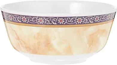 DINEWELL MELAMINE هوتنسيا وعاء جانبي ، 4.5 بوصة ، أبيض ، DWB5008HO ، 1 قطعة