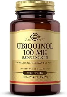 Solgar Ubiquinol 100 مجم (Coq-10 مخفض) 50 كبسولة هلامية