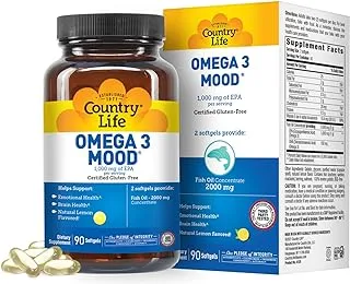 Country Life Omega 3 Mood 2000 Mg Softgels 90'S