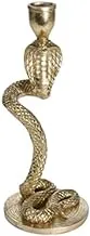 Dubai Garden Centre Polyresin Snake Candle Holder, Gold