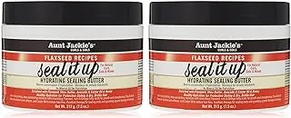 Aunt Jackies Seal It Up Hydrating Sealing Butter 7.5 Ounce (221ml) (2 Pack)