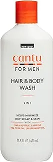 Cantu Mens 3-In-1 Shampoo Conditioner Bodywash 13.5 Ounce (400ml) (3 Pack)