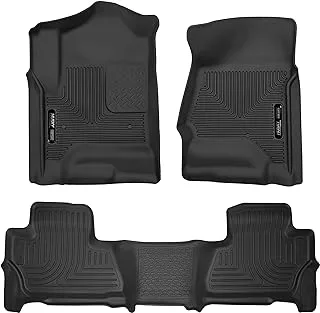 Husky Liners Weatherbeater Series | Front & 2Nd Seat Floor Liners - Black | 99201 | Fits 2015-2020 Chevrolet Tahoe/gmc Yukon 3 Pcs