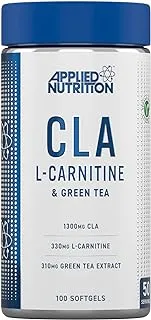 Applied Nutrition Applied Nutrion Cla L-Carnitine And Green Tea Weight Loss Fat Burner Dietary Supplements Veggie, 100 Softgels