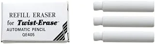 Pentel Refill Erasers For Pentel Twist-Erase Series Pencils - Pack of 36 (E10)