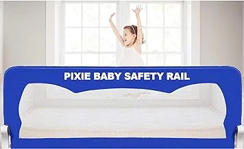 Pixie Baby Safety Bed Rail, L102Xw35Xh42 Cm, Blue