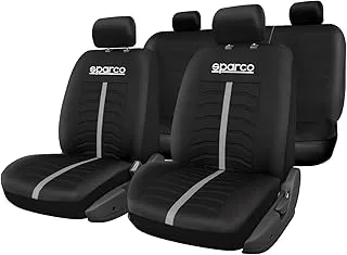 Sparco Universal Seat Cover Set Black/Grey, Spc3502Gr-D