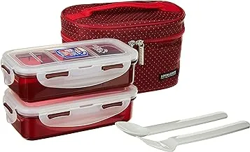 HomeBox Lock and Lock 5-Piece Lunch Bag Set