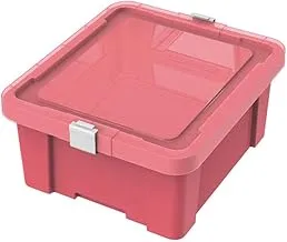 Tramontina Office or Laundry Organizer Box in Pink Polypropylene 17L