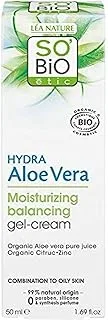 So'Bio Ã‰tic So Bio Etic Cosmebio Combination To Oily Skin Hydra Aloe Vera Moisturizing Balancing Cream, 50ml | Refreshes & soothes the skin | suitable for combination & oily skin.