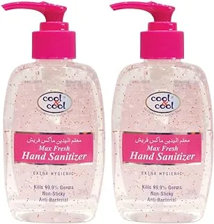 Cool & Cool Max Fresh 2 Pack Hand Sanitizer, H547M, 250 ML