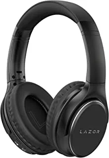 Lazor Jazz Wireless On-Ear Headphones Easy Hands-Free Calling, Bluetooth Audio Ea203 Black