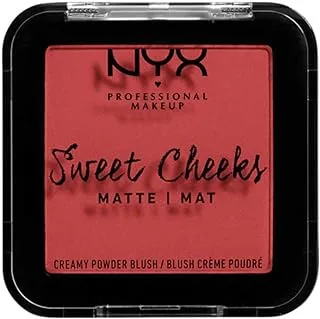 NYX PROFESSIONAL MAKEUP Sweet Cheeks Creamy Powder Blush Matte, Citrine Rose 04