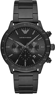 Emporio Armani Watch for Men, Chronograph Watch, 43mm case size