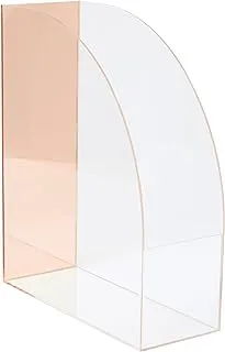 C.R. Gibson Pink Acrylic Mirror Desktop Organizer, 4'' x 12'' x 10''