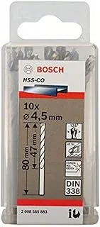 Bosch Metal Drill Bits Hss-Co P10-Hss-Co, 4.5 Mm